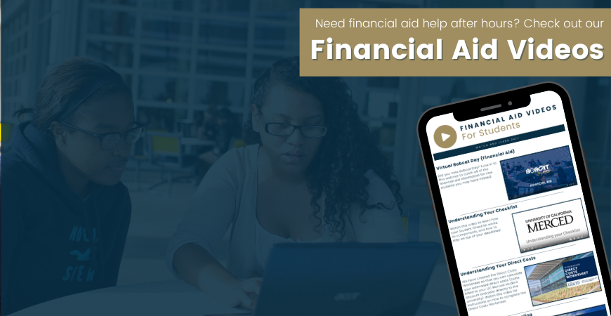 Financial Aid Videos for students