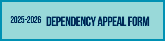 2025-2026 Dependency Appeal Form